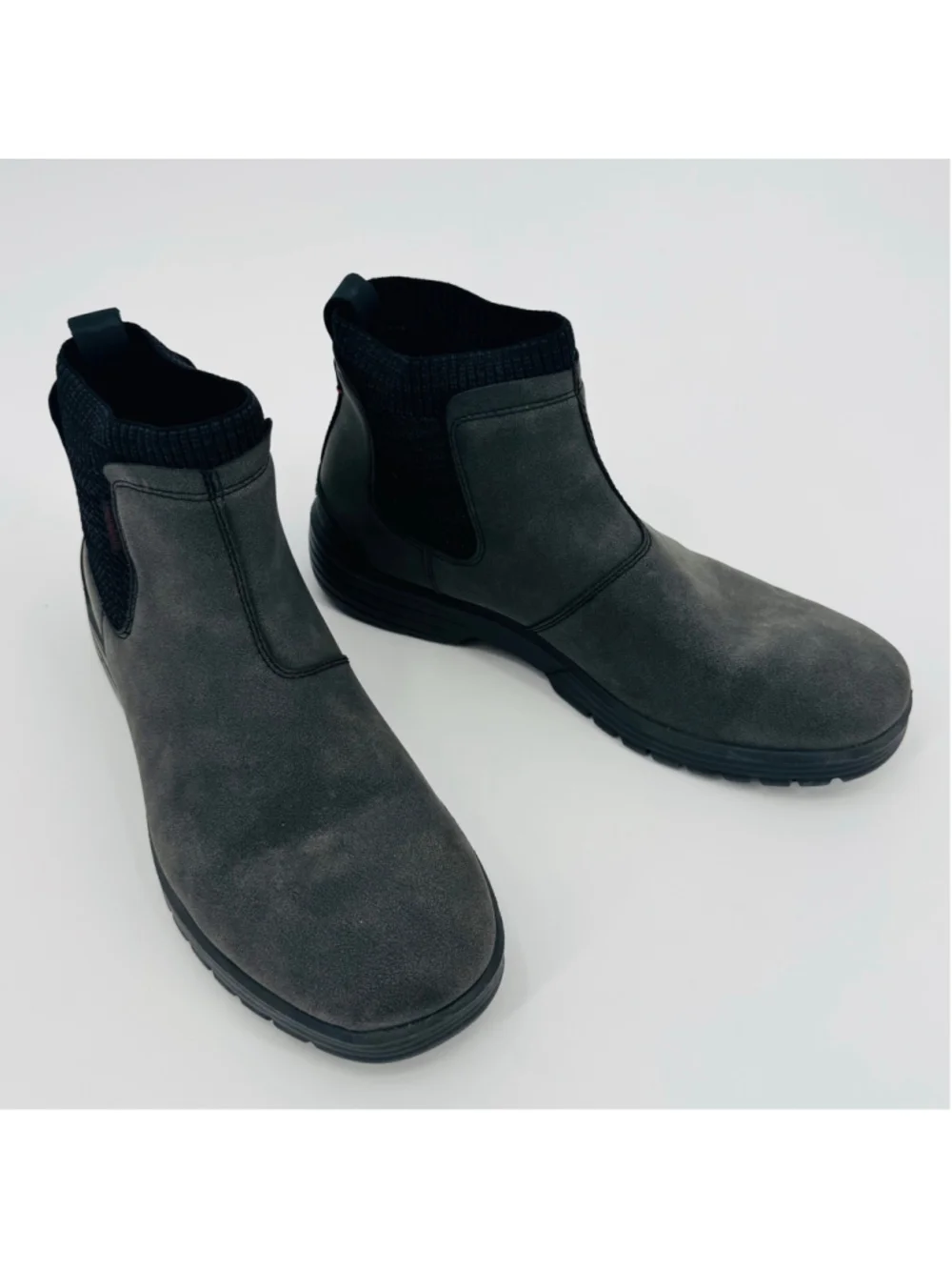 Men's Hey Dude Scott Grip Boots US 11 Gray Black